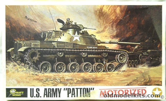 Nichimo 1/30 US Army M60 Patton Tank Motorized, RS-3008 plastic model kit